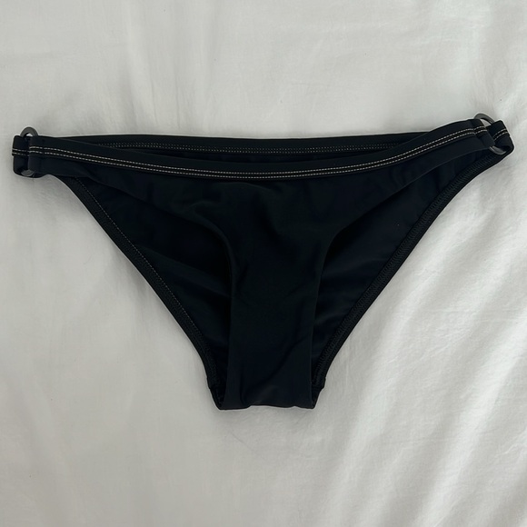 Matteau Black Ring Bikini Bottom - Picture 2 of 7